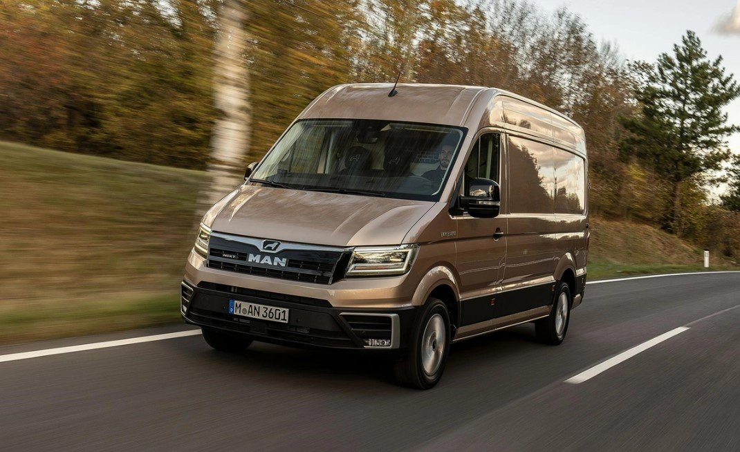 MAN express delivery van